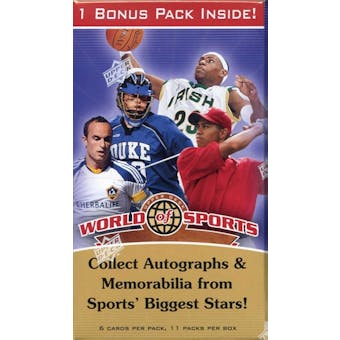 2010 Upper Deck World of Sports 11-Pack Box - JORDAN!!!