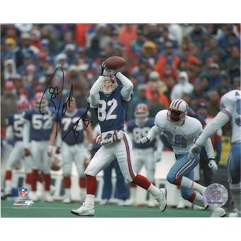 Don Beebe Autographed Buffalo Bills 8x10 Photo (Houston Comeback)