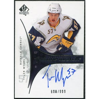 2009/10 SP Authentic #211 Tyler Myers Future Watch Autograph Rookie /999