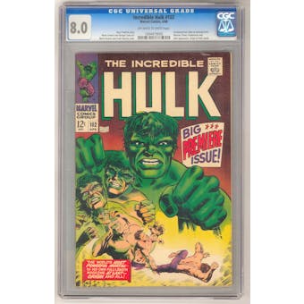 Incredible Hulk #102 CGC 8.0 (OW-W) *1004419005*