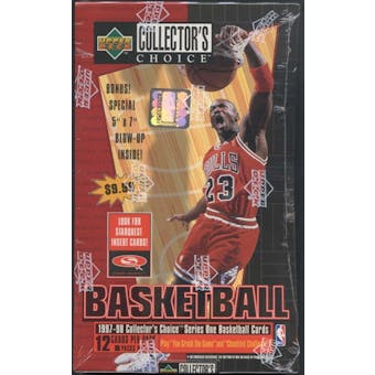 1997/98 Upper Deck Collector's Choice Series 1 Basketball 8-Pack Box