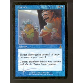 Magic the Gathering Urza's Destiny FOIL Donate LIGHTLY PLAYED (LP)