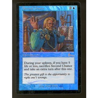 Magic the Gathering Urza's Legacy FOIL Second Chance LIGHTLY PLAYED (LP)