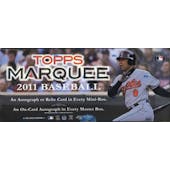 2011 Topps Marquee Baseball Hobby Box (Reed Buy)
