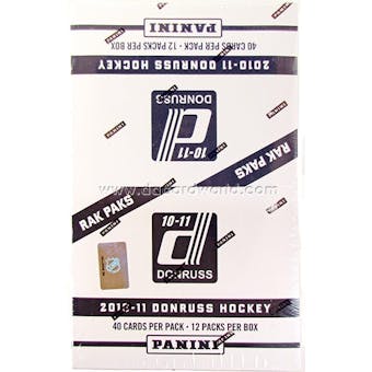 2010/11 Donruss Hockey Retail Rack Pack Box