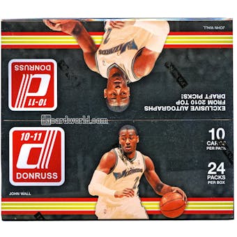 2010/11 Panini Donruss Basketball Retail 24-Pack Box