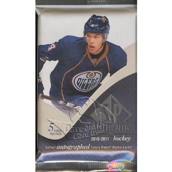 2010/11 Upper Deck SP Authentic Hockey Hobby Pack