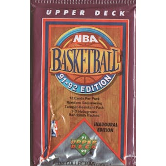1991/92 Upper Deck Low # Basketball Hobby Pack