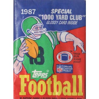 1987 Topps Football Wax 34-Pack Lot