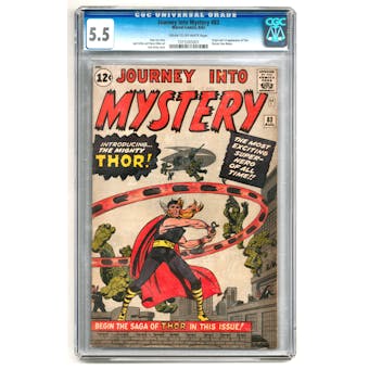 Journey Into Mystery #83 CGC 5.5 (C-OW) *1015305001*