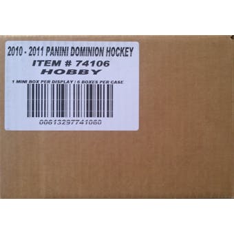 2010/11 Panini Dominion Hockey Hobby 6-Box Case