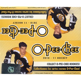 2010/11 Upper Deck O-Pee-Chee Hockey 36-Pack Box