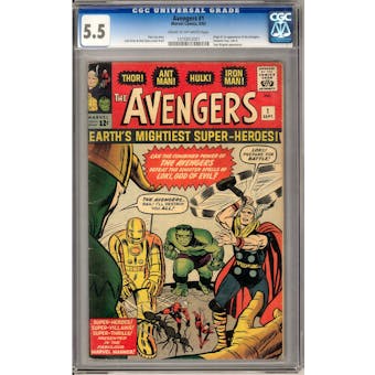 Avengers #1 CGC 5.5 (C-OW) *1016853001*