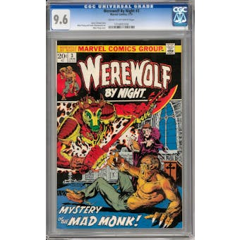 Werewolf By Night #3 CGC 9.6 (C-OW) *1016892006*