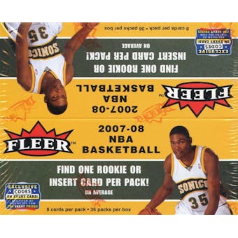 2007/08 Fleer Basketball 36-Pack Box