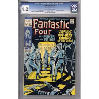 Fantastic Four #87 CGC 9.2 (OW-W) *1017077013*