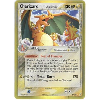 Pokemon Crystal Guardians Single Charizard Delta Species Holo Rare 4/100 - NEAR MINT (NM)