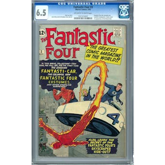 Fantastic Four #3 CGC 6.5 (OW-W) *1021016001*