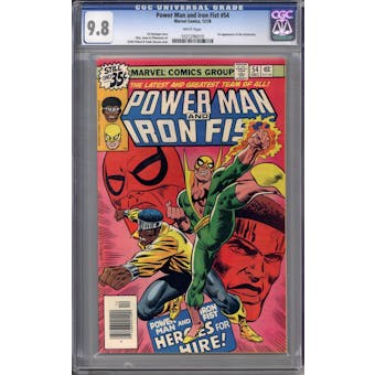 Power Man and Iron Fist #54 CGC 9.8 (W) *1021296010*