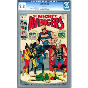 Avengers #68 CGC 9.8 (W) *1023206015*