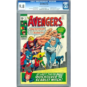 Avengers #75 CGC 9.8 (OW-W) *1023207003*