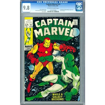 Captain Marvel #14 CGC 9.8 (W) *1023209006*