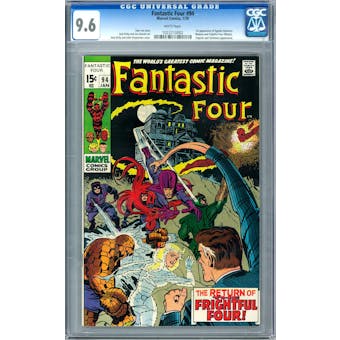 Fantastic Four #94 CGC 9.6 (W) *1023210002*