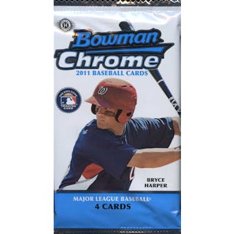 2011 Bowman Chrome Baseball Hobby Pack