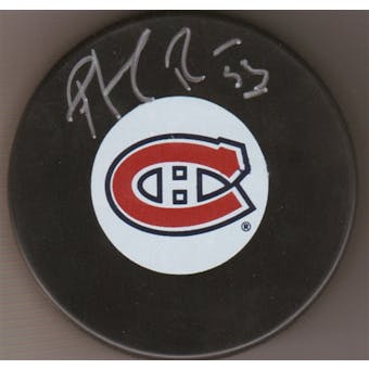 Patrick Roy Autographed Montreal Canadians Hockey Puck
