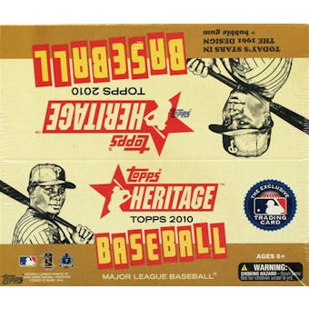 2010 Topps Heritage Baseball 24-Pack Box