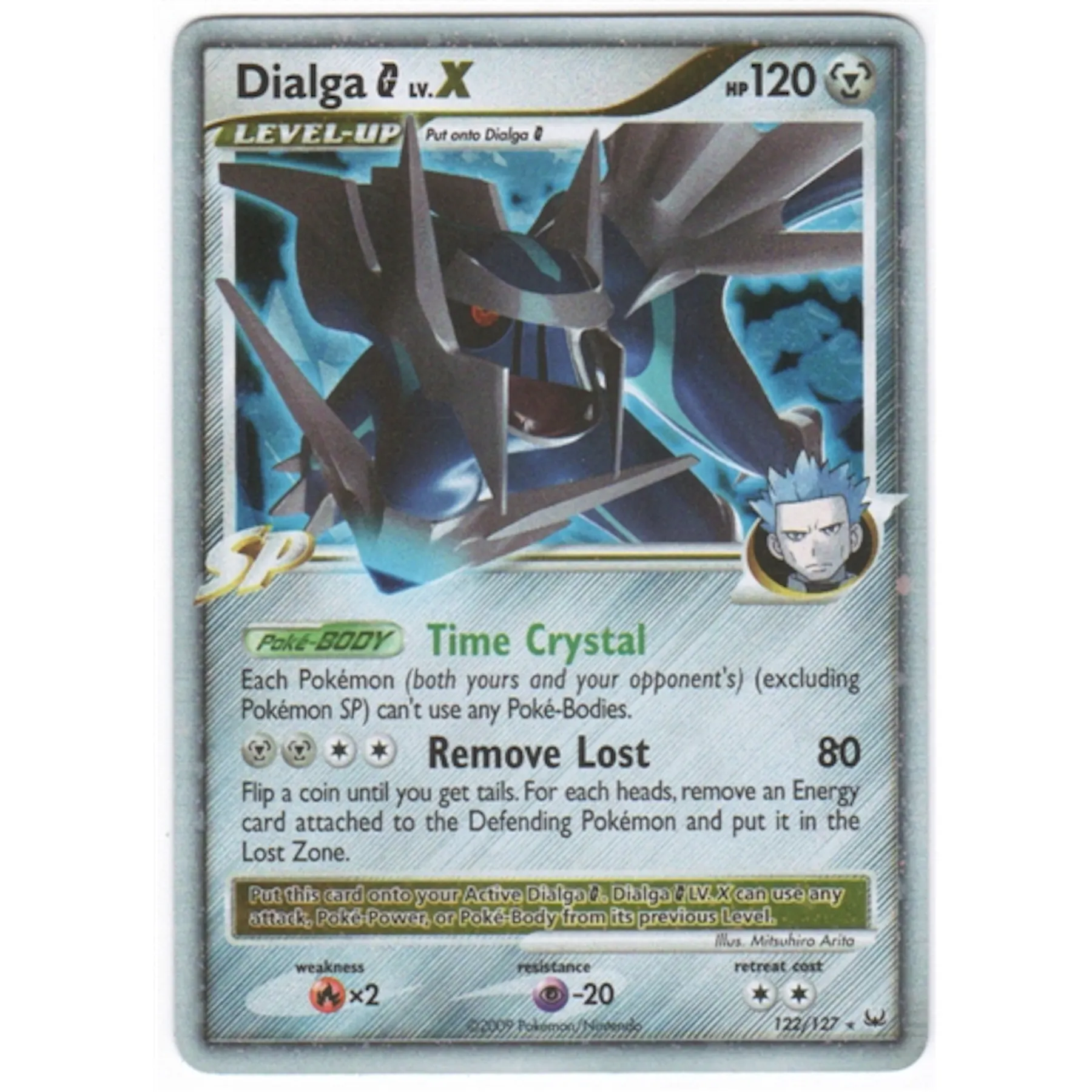 Pokemon Platinum Single Dialga G lv. X 122/127 - MODERATE PLAY (MP) | DA Card World Pokemon Platinum Single Dialga G lv. X 122/127 - MODERATE PLAY (MP) | DA Card World