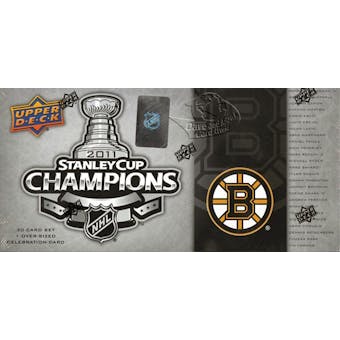 2010/11 Upper Deck Boston Bruins Stanley Cup Champions Box (Set)