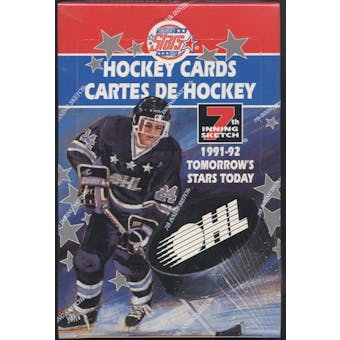 1991/92 7th Inning Sketch OHL Tomorrows Stars Today Hockey Hobby Box