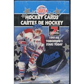 1991/92 7th Inning Sketch LHJMQ Tomorrows Stars Today Hockey Hobby Box (Reed Buy)