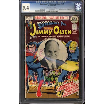 Superman's Pal Jimmy Olsen #141 CGC 9.4 (OW-W) *1027677011*