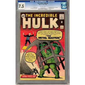 Incredible Hulk #6 CGC 7.5 (OW) *1028069003*