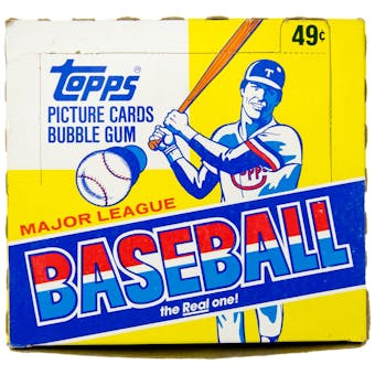 1983 Topps Baseball Cello Box