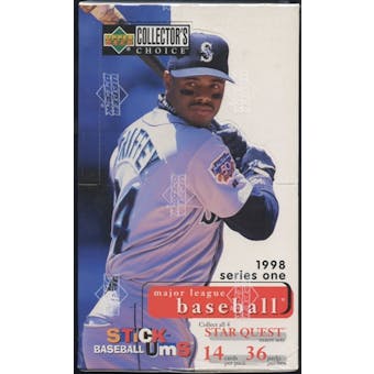 1998 Upper Deck Collector's Choice Series 1 Baseball Hobby Box