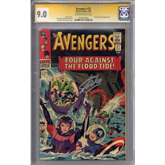 Avengers #27 Stan Lee Signature Series CGC 9.0 (OW-W) *1032016005*