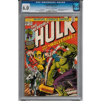 Incredible Hulk #181 CGC 6.0 (C-OW) *1032141001*