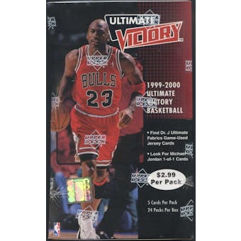 1999/00 Upper Deck Ultimate Victory Basketball 24-Pack Box