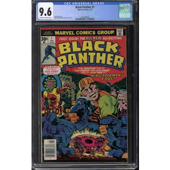 Black Panther #1 Newsstand Edition CGC 9.6 (OW-W) *1034478022*