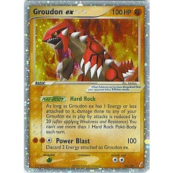 Pokemon Crystal Guardians Single Groudon ex 93/100