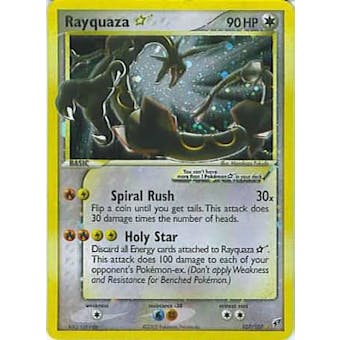 Pokemon Deoxys Single Rayquaza 107/107 Gold Star