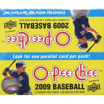 2009 Upper Deck O-Pee-Chee Baseball 36-Pack Box