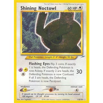 Pokemon Neo Destiny Single Shining Noctowl 110/105