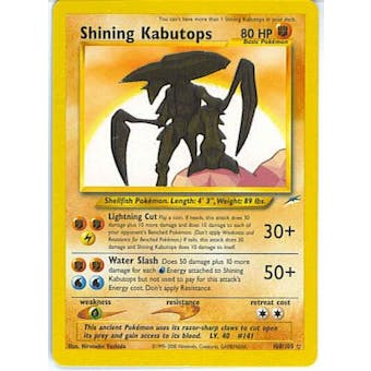 Pokemon Neo Destiny Single Shining Kabutops 108/105 - NEAR MINT / SLIGHT PLAY (NM/SP)