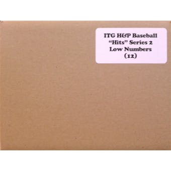 2011 ITG Heroes & Prospects Hits Series 2 Baseball Hobby 12-Box Case