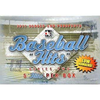 2011 ITG Heroes & Prospects Hits Series 2 Baseball Hobby Box