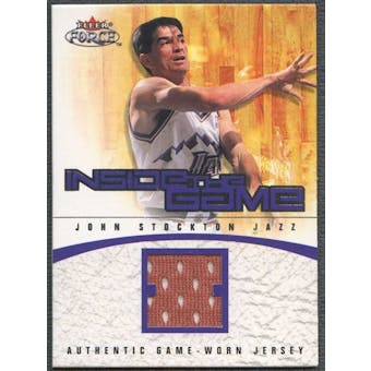 2001/02 Fleer Force Basketball John Stockton Jersey #182/399